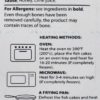 Ingredients and heating method